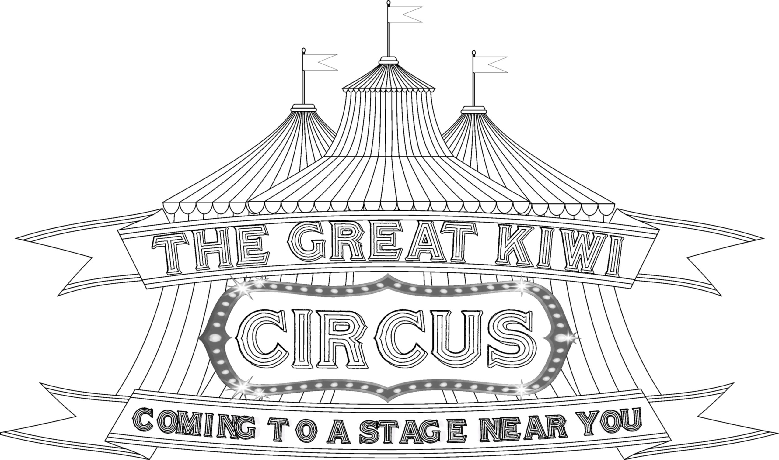 The Great Kiwi Circus Colouring Competition